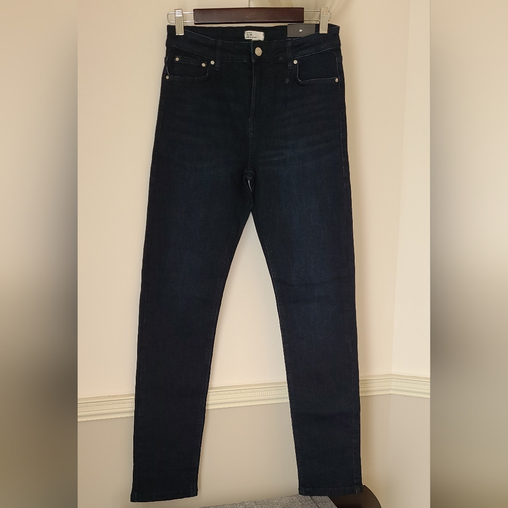 High Rise Women's Jeans - Dark Blue